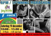 RPM/Spinning Marathon op zaterdag 19 dec.